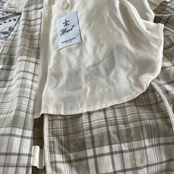 Haspel Premium Tailored Men’s Blazer Plaid Size 44L NWT - Picture 12 of 14